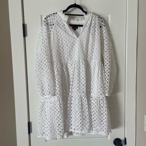 J. Crew white eyelet dress